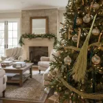 Ramas Espiga Decoración Navideña Adorno Navidad 105 Cm Pack