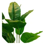 Ramo Artificial Expreso Polar 75cm Verde Plástico Con Maceta Decoración