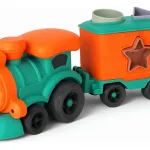 Tren Con Figuras Encastrables Juguete Eco Bioplastico
