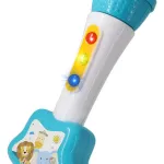 Microfono Bebes Musical Con Luz Y Sonido Color Blanco