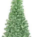 Árbol De Navidad Tronador Slim Nevado 1.50mts Base Metal