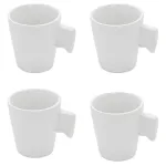 Set X4 Taza Francesa De Cerámica Para Café 85ml