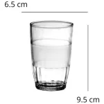 Vaso Vidrio 210ml X6 Unidades Soda Jugo Tragos Transparente
