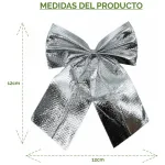 Adorno Colgante Moños X1 Decoracion Arbol De Navidad