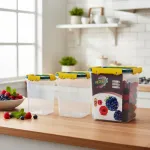 Set X3 Tupper Hermetico Organizador Plastico Frio/caliente
