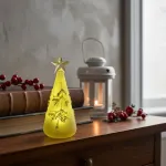 Arbolito De Navidad 15cm Con Luz Decoracion Adorno Navideño