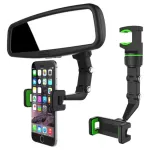Soporte Celular Auto Espejo Retrovisor Giratorio 360°