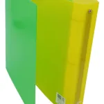 Carpeta Escolar Numero 3 Transparente X5 Unidades Colores N3