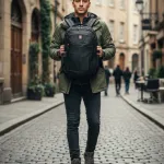 Mochila Urbana Porta Notebook Impermeable Reforzada Negro