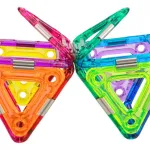 Bloques Magneticos Con Imanes Didacticos 60 Piezas