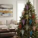 Ramas Espiga Adorno Navideño Deco Navidad 72cm Pack X5