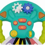 Volante Musical Didactico Con Luces Juguete Para Bebes 