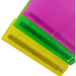 Carpeta Escolar Numero 3 Transparente X5 Unidades Colores N3