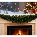 Guirnalda Muerdago Curvo Navidad 2m X30cm Deluxe X2 Unidades