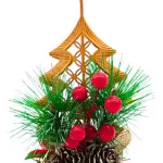 Candelabro Porta Velas Metalicos Decorativos Navidad 15cm Color Dorado
