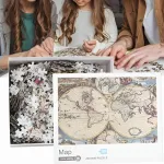 Puzzle 1000 Pzs Mapamundi Antiguo 88319 1979870 Shine