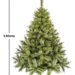 Arbol De Navidad Ciprés 1.5 M Tope De Gama Ultra Frondoso