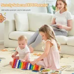 Alfombra Antigolpes Plegable Bebes Reversible 180x200cm