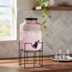 Dispenser Vidrio Frasco Con Canilla 5 Litros Para Bebidas