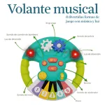Volante Musical Didactico Con Luces Juguete Para Bebes 