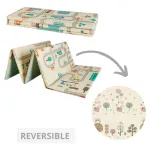 Alfombra Antigolpes Plegable Bebes Reversible 180x200cm