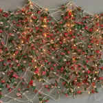 Flores Artificiales Guirnalda Guía De Rosa Enredadera 2.4m