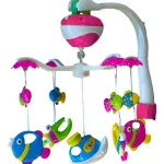 Movil Giratorio Cunero Musical Movil Bebe Cuna Y Practicuna