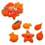 Set Animales De Goma Juguete Baño Muñecos Patito Hule Banera