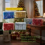 Bolas Navidad Adornos De Navidad Decoracion Colgante X100u