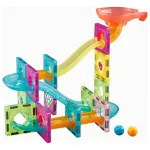 Bloques Magneticos 47 Piezas Laberinto De Bolitas Para Armar