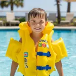 Chaleco Salvavidas Para Niños Flotador Inflable Ajustable