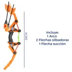 Set De Arco Y Flecha Silbadora Juguete Tiro Al Blanco
