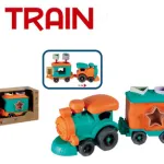 Tren Con Figuras Encastrables Juguete Eco Bioplastico