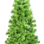 Árbol De Navidad Tronador Slim Verde 1.80mts Base Metal