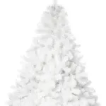 Arbolito De Navidad Extra Lujo Patagonia Blanco 150 Cm Con Base Metálica