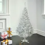 Arbol De Navidad Canadian Spruce Arbolito Pino Blanco Plata 1.80 Mts Con Base Plástica