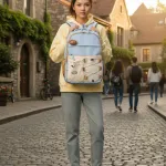 Mochila Kawaii Escolar Porta Notebook Cute Urbana