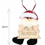 Adornos Navideños Colgante De Paño Decoración Navidad 15cm