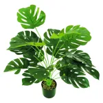 Planta Artificial Con Maceta Monstera 70cm Decoración Hogar