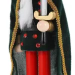 Cascanueces Soldado 38 Cm De Madera Adorno Navideño