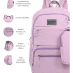 Mochila Porta Notebook Impermeable Reforzada + Neceser