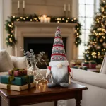 Muñeco De Navidad Gnomo Adorno Navideño Decoración 24cm
