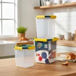Set X3 Tupper Hermetico Organizador Plastico Frio/caliente