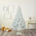 Arbol De Navidad Canadian Spruce Arbolito Pino Blanco Plata 1.80 Mts Con Base Plástica