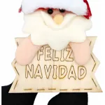 Adornos Navideños Colgante De Paño Decoración Navidad 15cm