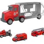 Juguete Camion Mosquito Valija Porta Autos Policía Bombero