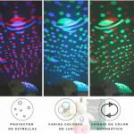 Peluche Unicornio Con Luz Y Musica Juguete Proyector Bebe