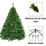 Árbol De Navidad Extra Lujo Patagonia 1,50 Mts Color Verde