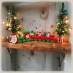 Tren De Madera Decoracion Navideña Adorno Navidad