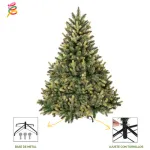 Arbol De Navidad Pino Natural Amber 1.30mts Pino Frondoso
